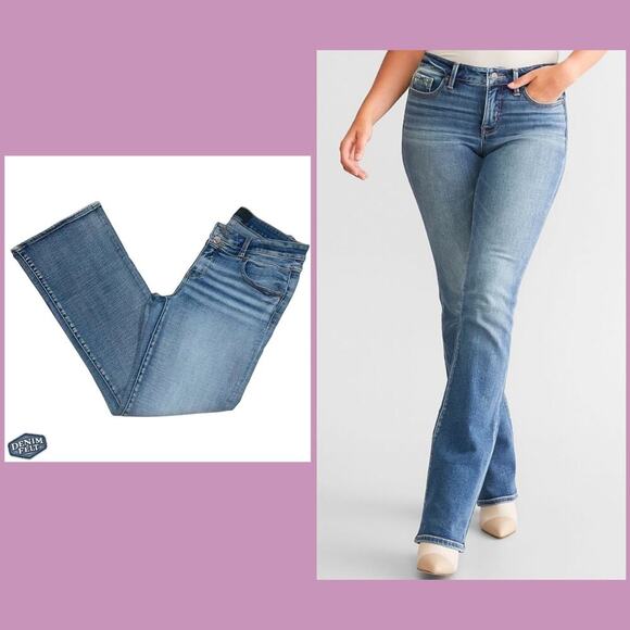 Buckle Black Womens Fit No. 53 Tailored Boot Cut Denim Stretch Jean |Color Nampa - Picture 1 of 16
